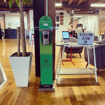 Pure Zone Antimicrobial Protection Charging Station