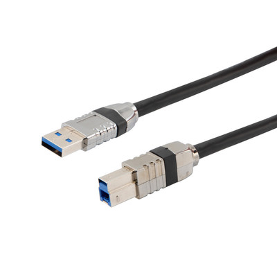 L-com Launches Ruggedized USB 3.0 Cable Assemblies with Die-Cast Shells and Thumbscrews