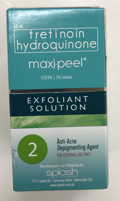 Maxi Peel Exfoliant Solution 2 (CNW Group/Health Canada)