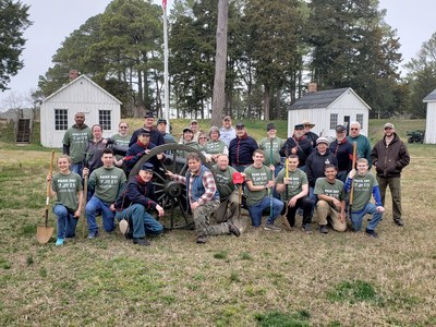 Park Day 2019 at Point Lookout, Md. Photo by Bob Crickenberger for the American Battlefield Trust