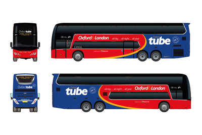 Plaxton Panorama coaches for Oxford Tube (CNW Group/Alexander Dennis Limited)