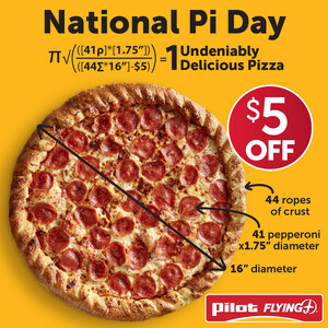 Celebrate Pi Day with Pizza Pies from Pilot Flying J