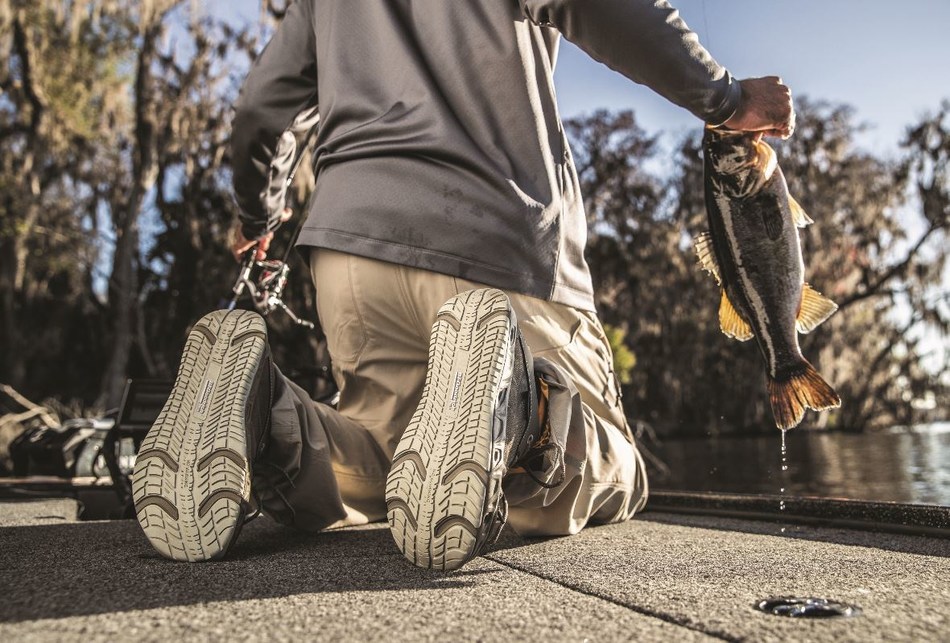 BFGoodrich Tires, in association with Bass Pro Shops, has introduced a fishing shoe that offers performance inspired by tire technology.