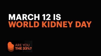 Today, March 12, is World Kidney Day, and the National Kidney Foundation (NKF) would like you to observe the occasion by dedicating one minute of your day to take the Kidney Risk Quiz. In just 60 seconds, you can find out if you are the 1 in 3 American adults at risk for developing kidney disease and learn what to do next to address your kidney health. Visit MinuteForYourKidneys.org to take the quiz and learn more.