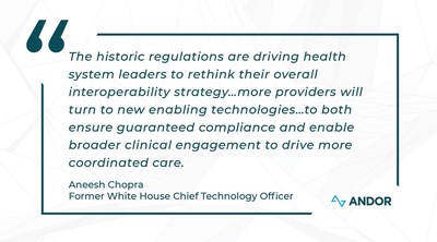 Andor Health Customers are Already Prepared for Full Compliance With Key Provisions in Federal Interoperability and Health Data Exchange Rules