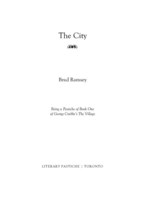 Preview of 'The City' by Brad Ramsey (CNW Group/Literary Pastiche)