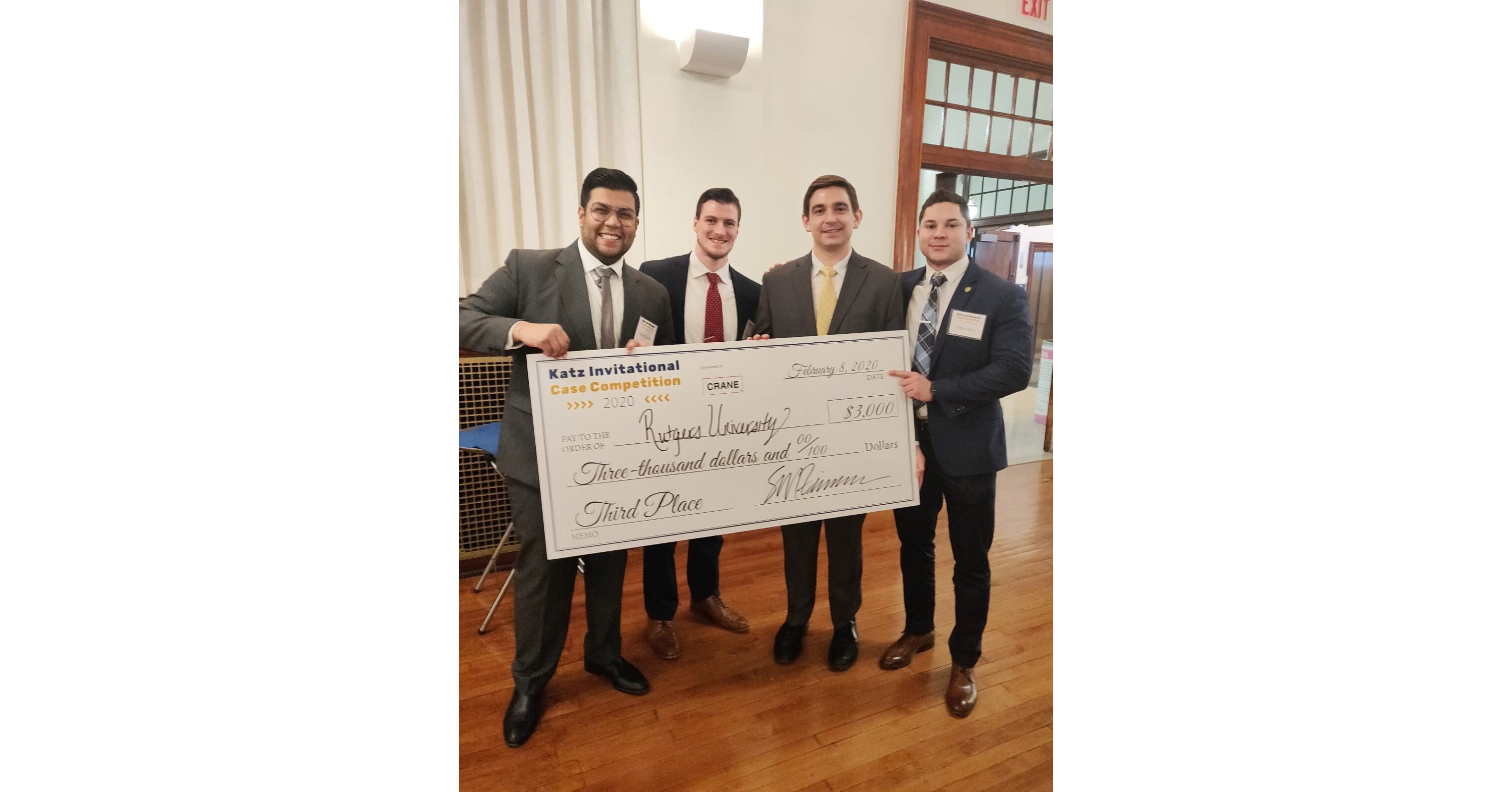 Rutgers MBA students are top winners in case competitions that test