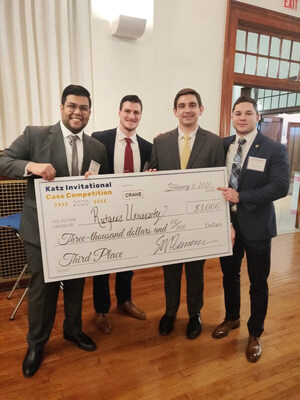 Rutgers MBA students are top winners in case competitions that test them for business world