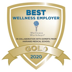 Symmons Industries Recognized as a Wellness Workday's Best Wellness Employer Gold Recipient