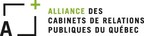 Coronavirus : l'Alliance des cabinets de relations publiques du Québec offre du soutien de communication pro bono aux OBNL et PME