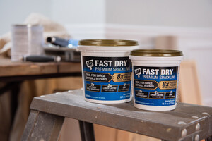 Fix Large Drywall Repairs in Record Time with New Premium Spackling from DAP