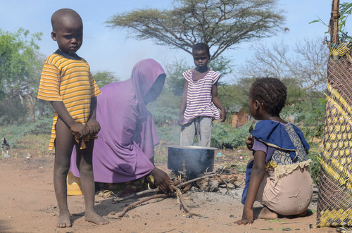 A mother may have just enough for food that evening but not enough to protect her children from the harsh heat in Kenya. Children in Kenya are exposed to sharp objects and infectious diseases due to a lack of basic necessities like shoes.