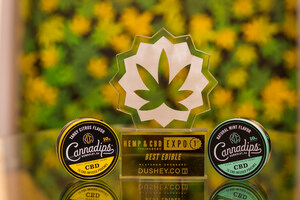 Cannadips CBD Wins Awards at the UK's Hemp &amp; CBD Expo