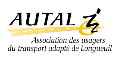 Logo : Association des usagers du transport adapt de Longueuil (Groupe CNW/Association des usagers du transport adapt de Longueuil)