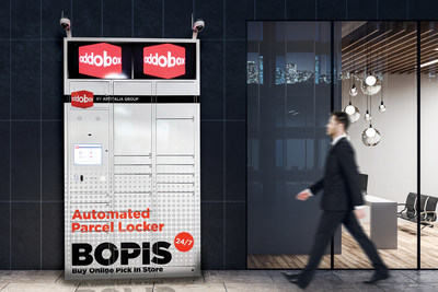 Addobox is a multi-purpose smart locker looking to radically transform the parcel delivery industry, one package at a time. (CNW Group/Artitalia Group inc.)