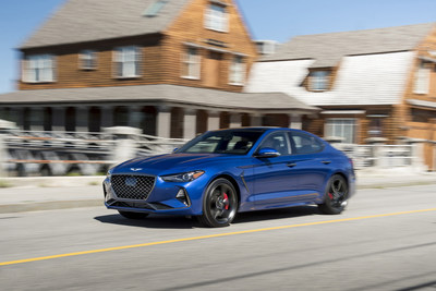 2019 Genesis G70 luxury sport sedan. (PRNewsfoto/Genesis Motor America)