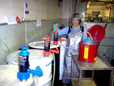 GoatThroat pumps are safe for use with more than 2,000 liquids, including the most aggressive acids, flammables and solvents currently used in manufacturing.