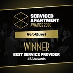 ReloQuest Inc. Wins Best Service Provider at the 2020 Serviced Apartment Awards, UK