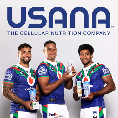 USANA Signs Deal With Professional New Zealand Rugby League Team, Vodafone Warriors