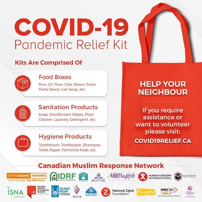 Muslims come together to respond to Covid-19 (CNW Group/Islamic Relief Canada)