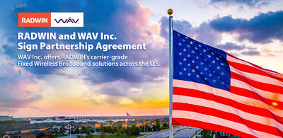 RADWIN and WAV Inc. Sign Partnership Agreement