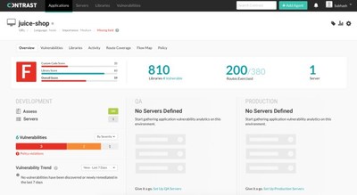 Route Intelligence provides full visibility of the application attack surface by analyzing all routes the application uses.