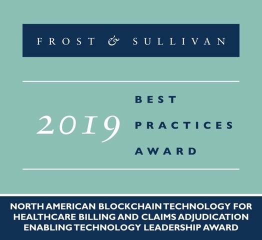 Change Healthcare Recognized by Frost &amp; Sullivan for Accelerating Claims Processing with its Intelligent Healthcare Network™ Blockchain Technology