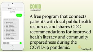 CareSignal™, mGage® Launch COVID Companion Free to Health Systems