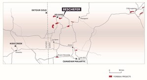 Yorbeau Completes Geophysical Survey and Expands Property on the Beschefer Project, Quebec