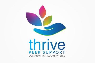 Thrive Peer Support logo (PRNewsfoto/Thrive Behavioral Health Centers)