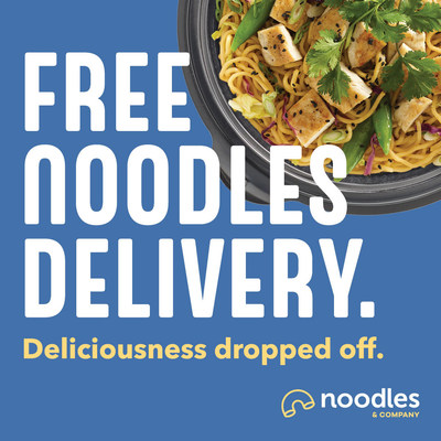 Noodles & Company offers free delivery through March 31, 2020.
