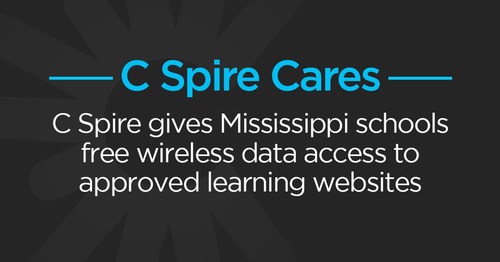 C Spire will provide K-12 students in Mississippi public schools with free access to dozens of online learning websites so they can continue their studies from home during the public health emergency