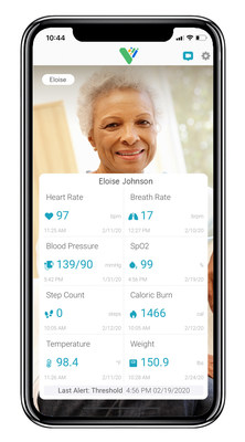 Screenshot of VitalCare Family app.