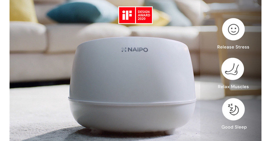 NAIPO Announces World's 1st Smart Steam Massager Foot Spa oFlexiSpa