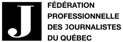 Logo : Fdration professionnelle des journalistes du Qubec. (Groupe CNW/Fdration professionnelle des journalistes du Qubec)