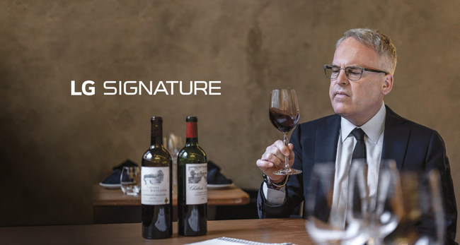 LG SIGNATURE PARTNERS WITH INTERNATIONALLY ACCLAIMED WINE CRITIC JAMES SUCKLING