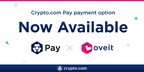 Crypto.com Partners With Oveit