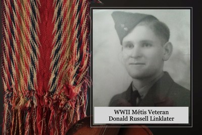 WWII Mtis Veteran Donald Russell Linklater (CNW Group/Mtis National Council)