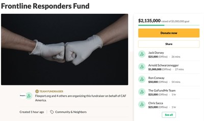 GoFundMe: Frontline Responders Fund