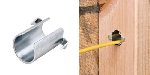 Madison Electric Products’ Sparks Innovation Center has released the new Smart Shield™ Nail Guard. This innovative steel nail guard has a unique cylindrical shape that better protects wires and cable in wood framing from stray nails or screws.