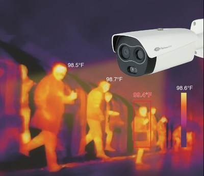 Body Temperature Sensing Hybrid Thermal Camera with AI can sense people with a fever from up to 3m away without direct contact