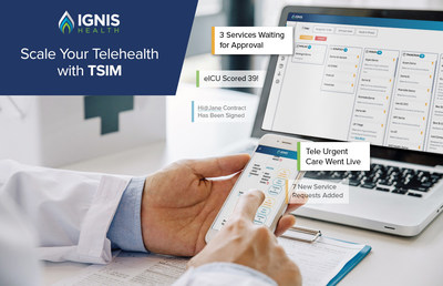 TSIM's intuitive interface enables logging, prioritizing and scaling telehealth service implementation.