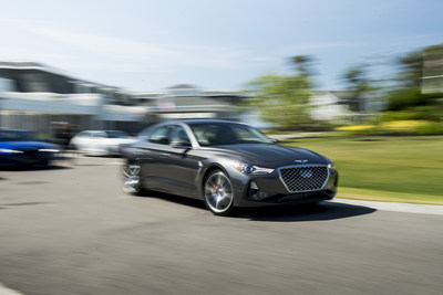 2019 Genesis G70 luxury sport sedan.