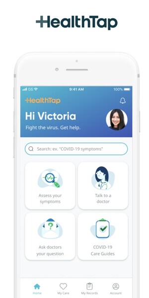 HealthTap Announces Free COVID-19 Virtual Doctor Visits In Partnership With Doctors Across U.S.