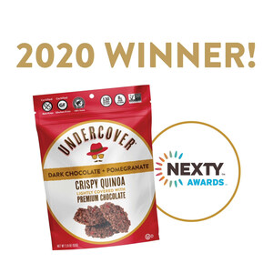 Undercover Snacks New Dark Chocolate + Pomegranate Flavor Wins Natural Products Expo West 2020 NEXTY Awards