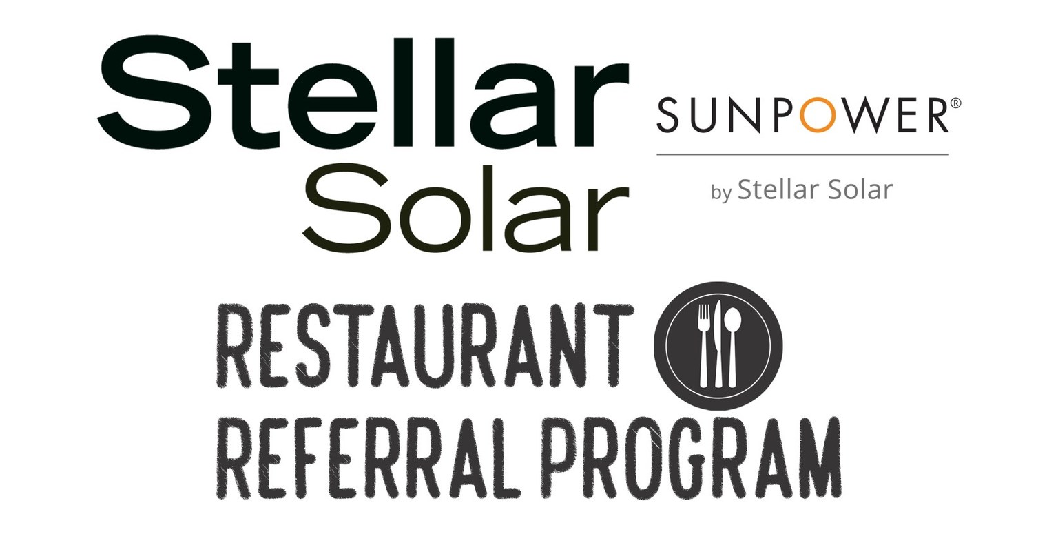 Stellar Solar Launches Restaurant Referral Program