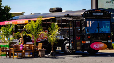 Exterior of The Project Kudos Bus