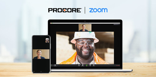 Procore’s integration with Zoom ensures construction teams can stay better connected and aligned while working remotely.