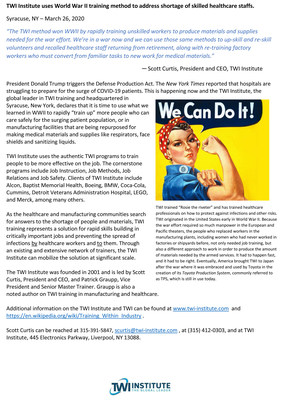 What "Rosie the Riveter" and a unique WWII training method is teaching us about fighting COVID-19 today.