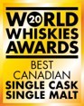 World Whiskies Awards Best Canadian Single Cask Single Malt (CNW Group/Macaloney's Caledonian Brewery & Distillery)